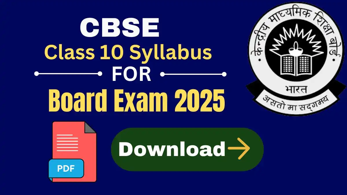 CBSE Class 10 Syllabus 2025-26