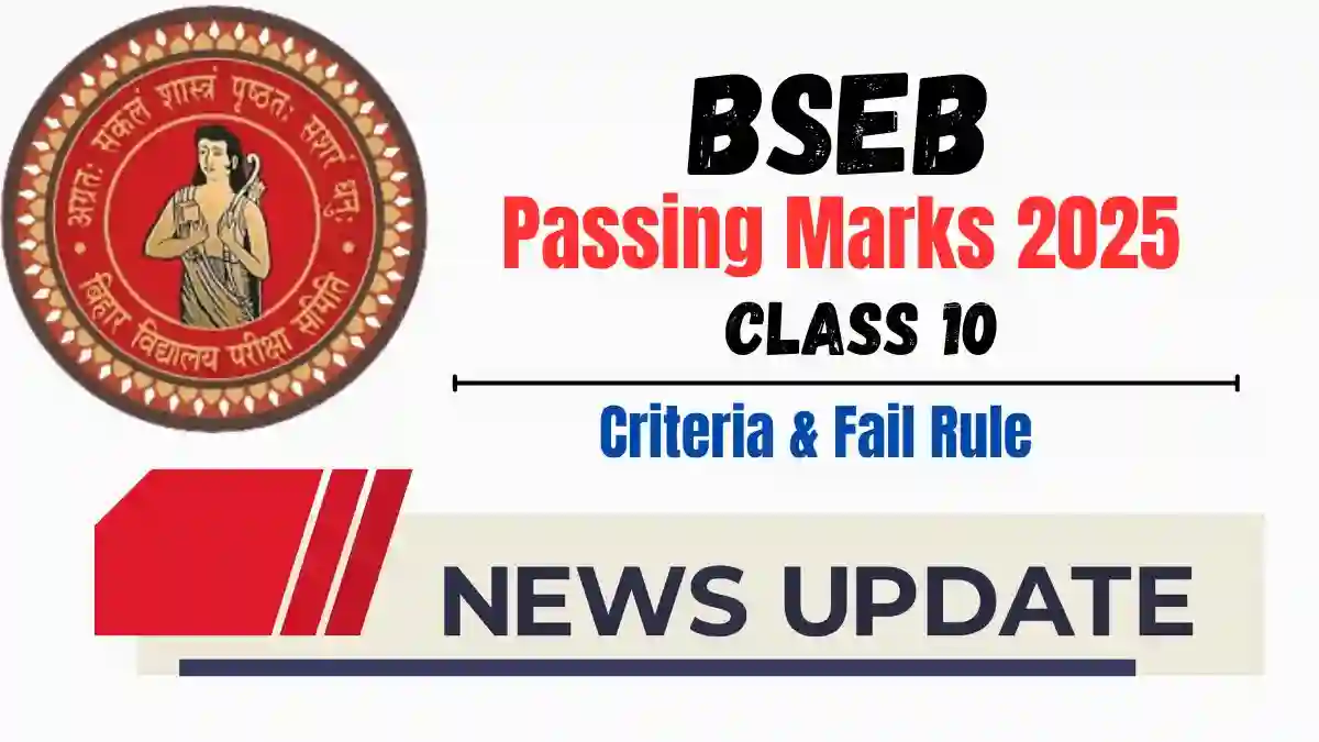 Bihar Board Passing Marks for Class 10th 2025