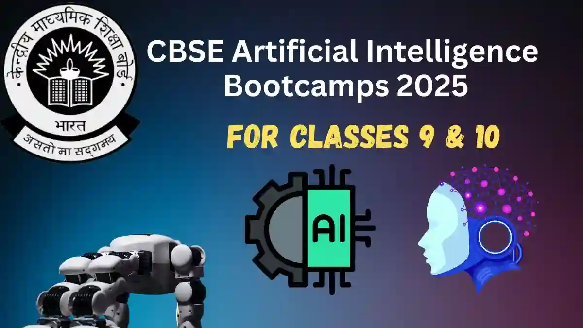 Bootcamps for students of classes IX & X studying Artificial Intelligence