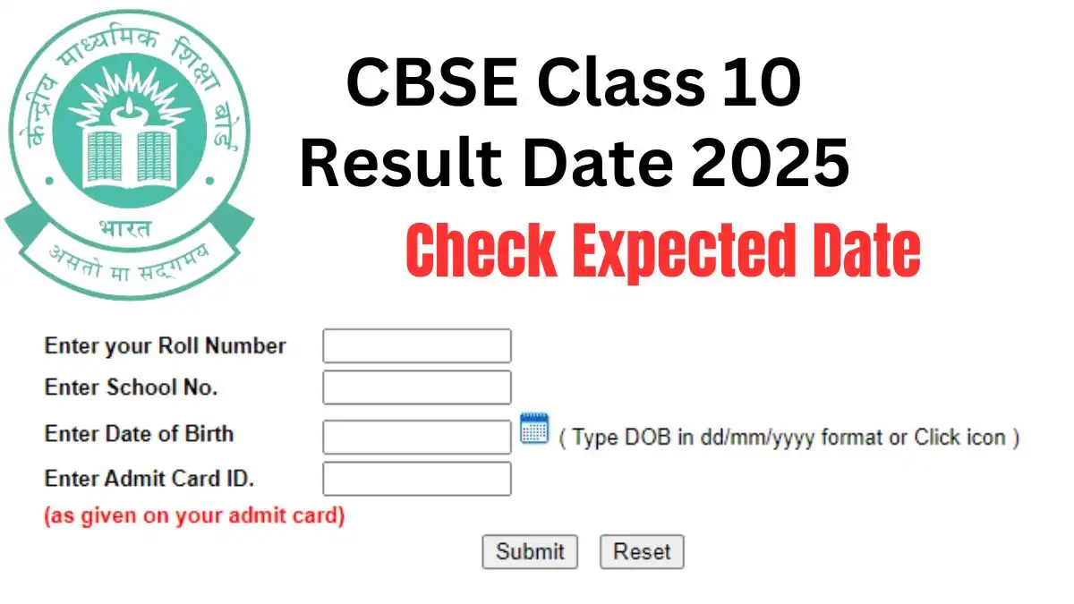 CBSE 10th Result Date 2025