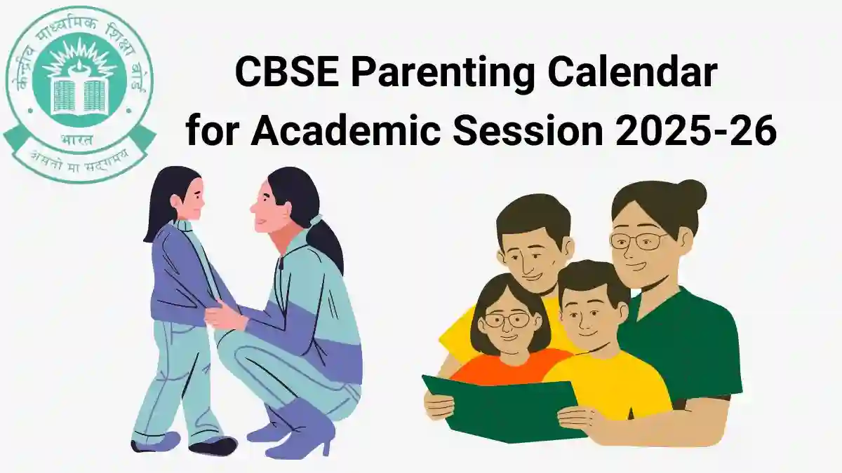 CBSE Parenting Calendar for Academic Session 2025-26
