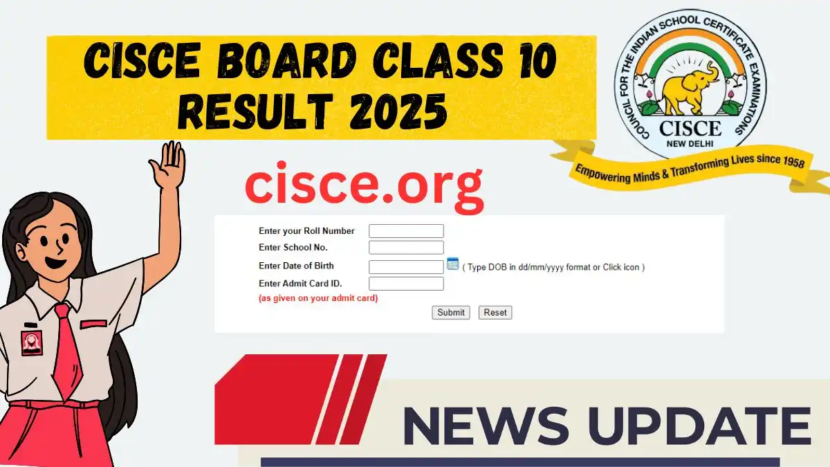 CISCE Board Class 10 Result 2025