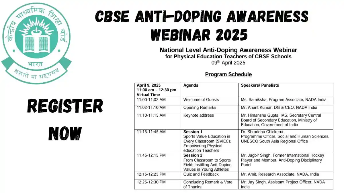 Anti-Doping Awareness Webinar 2025