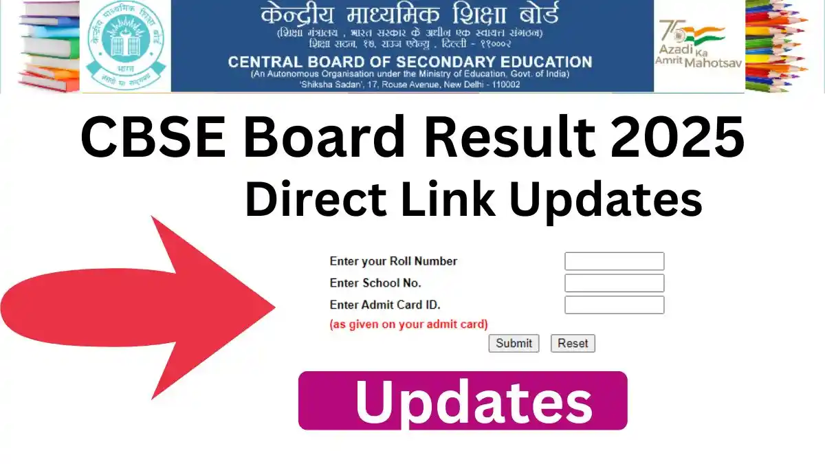 CBSE Board Result 2025 Live Updates