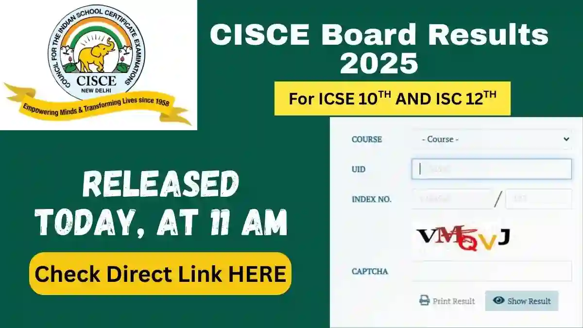 CISCE Board Results 2025