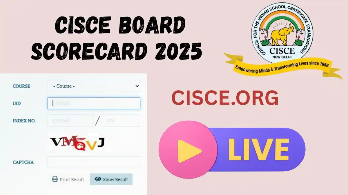 CISCE Board Scorecard 2025