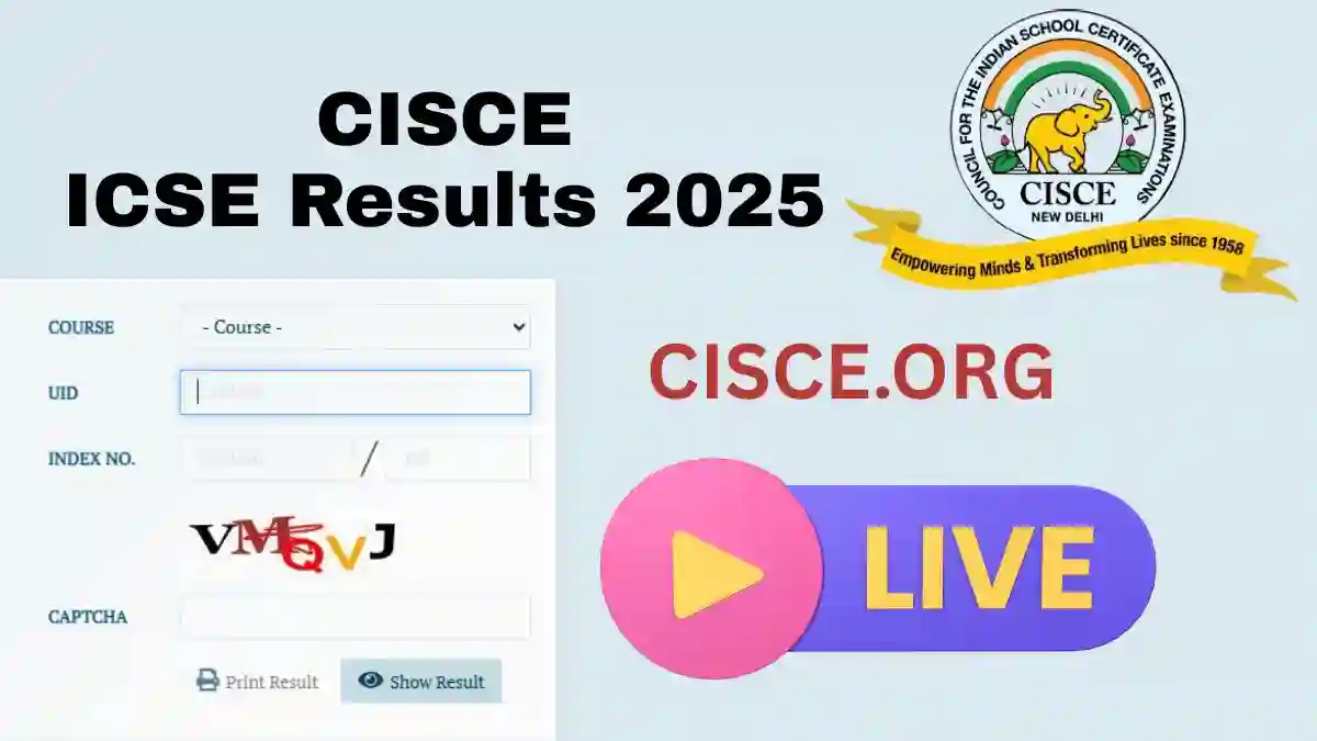CISCE ICSE Results 2025