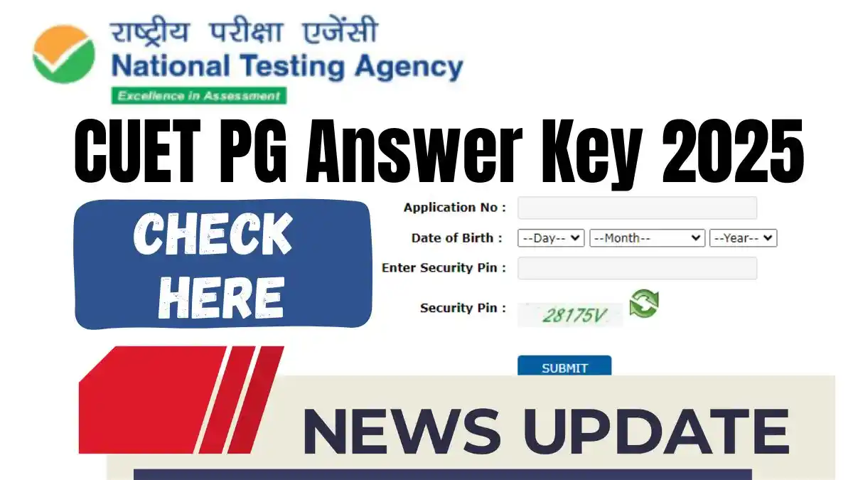 CUET PG 2025 Answer Key