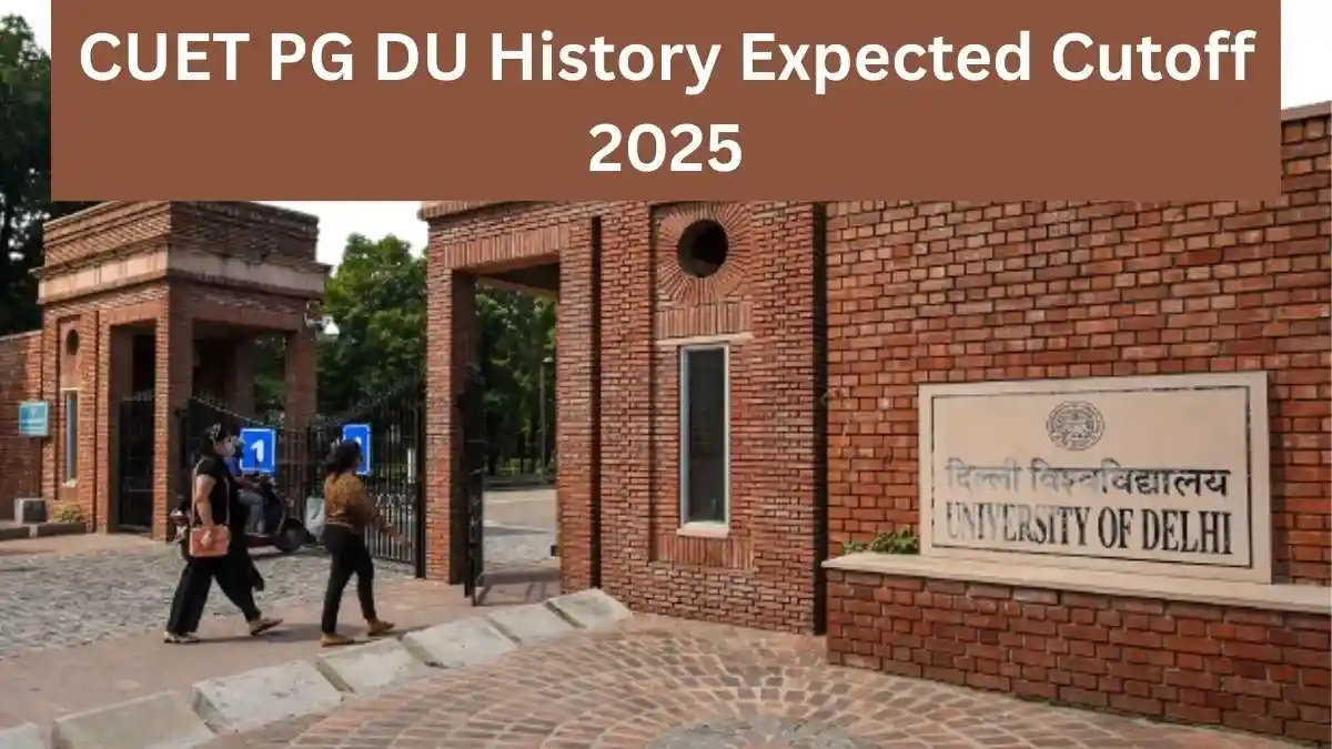 CUET PG DU History Expected Cutoff 2025