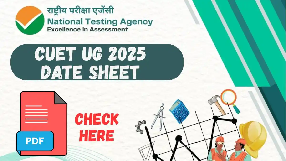 CUET UG 2025 Date Sheet