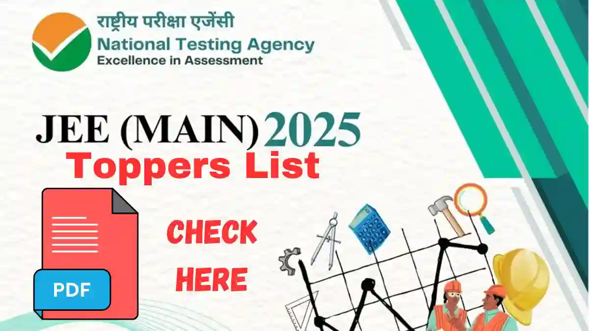 JEE Main 2025 Toppers List