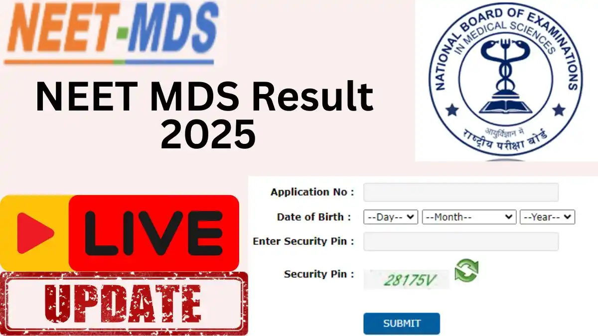 NEET MDS Result 2025