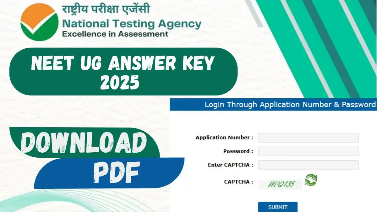 NEET UG Answer Key 2025