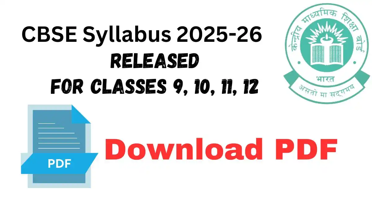 cbse syllabus 2025-26