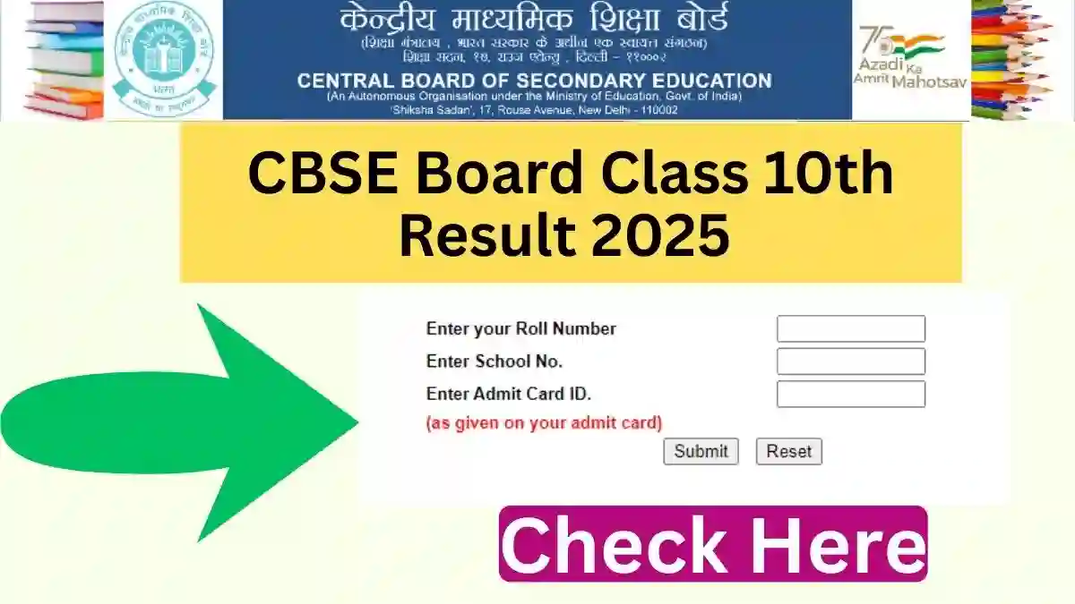 CBSE Board Class 10th Result 2025