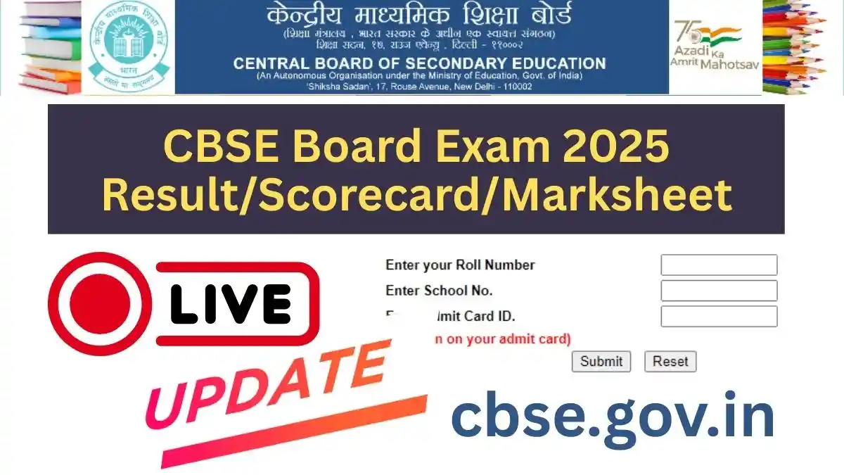 CBSE Board Exam 2025 Result