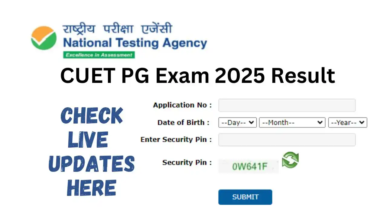 CUET PG Exam 2025 Result