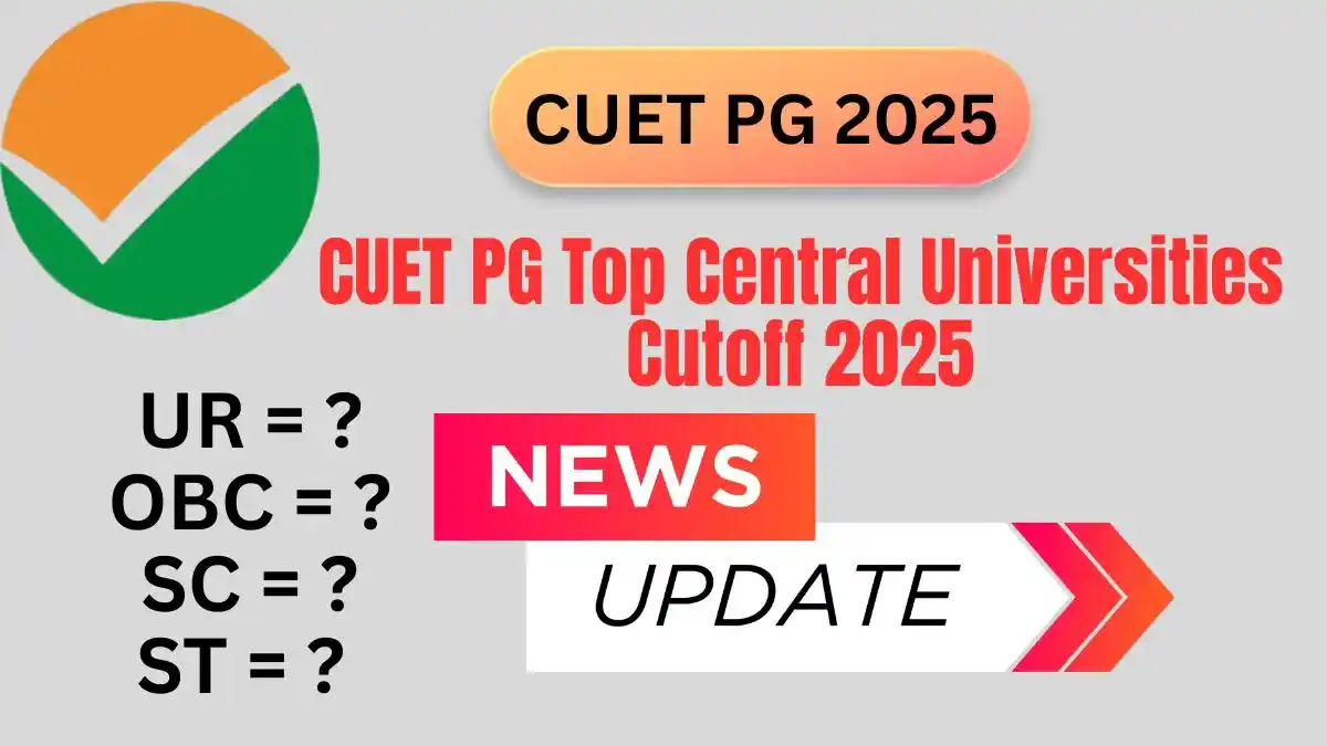 CUET PG Top Central Universities Cutoff 2025