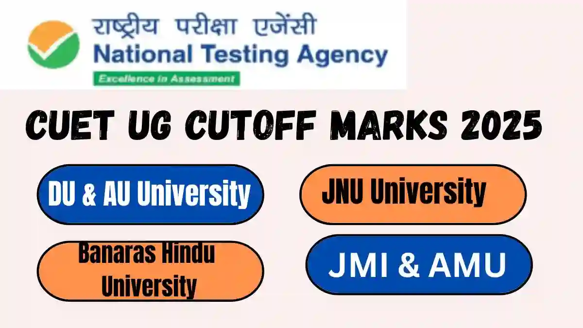 CUET UG Cutoff Marks 2025