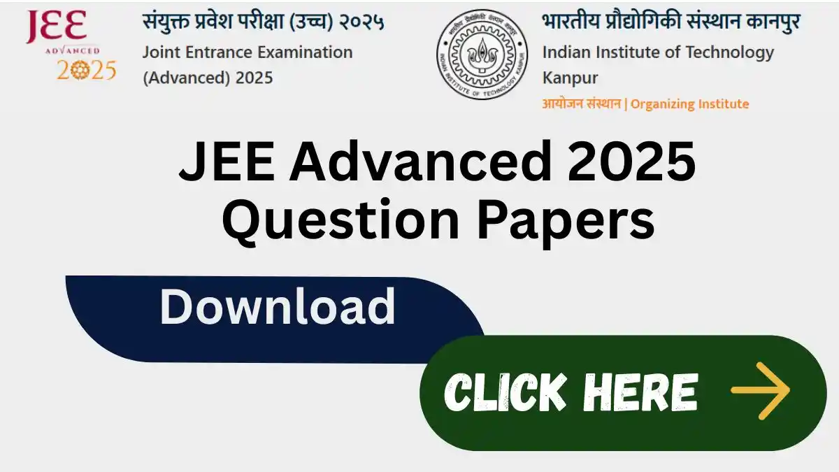JEE Advanced 2025 Question Papers