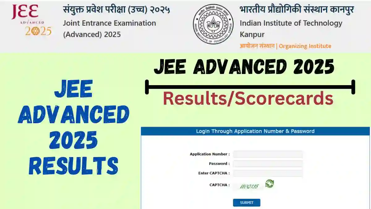 JEE Advanced 2025 Results