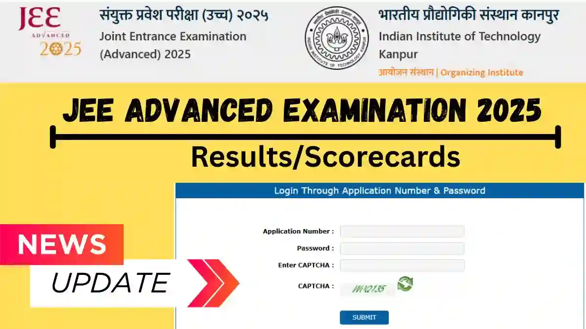 JEE Advanced Exam Result 2025