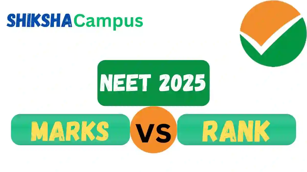 NEET 2025 Marks vs Rank vs Percentile