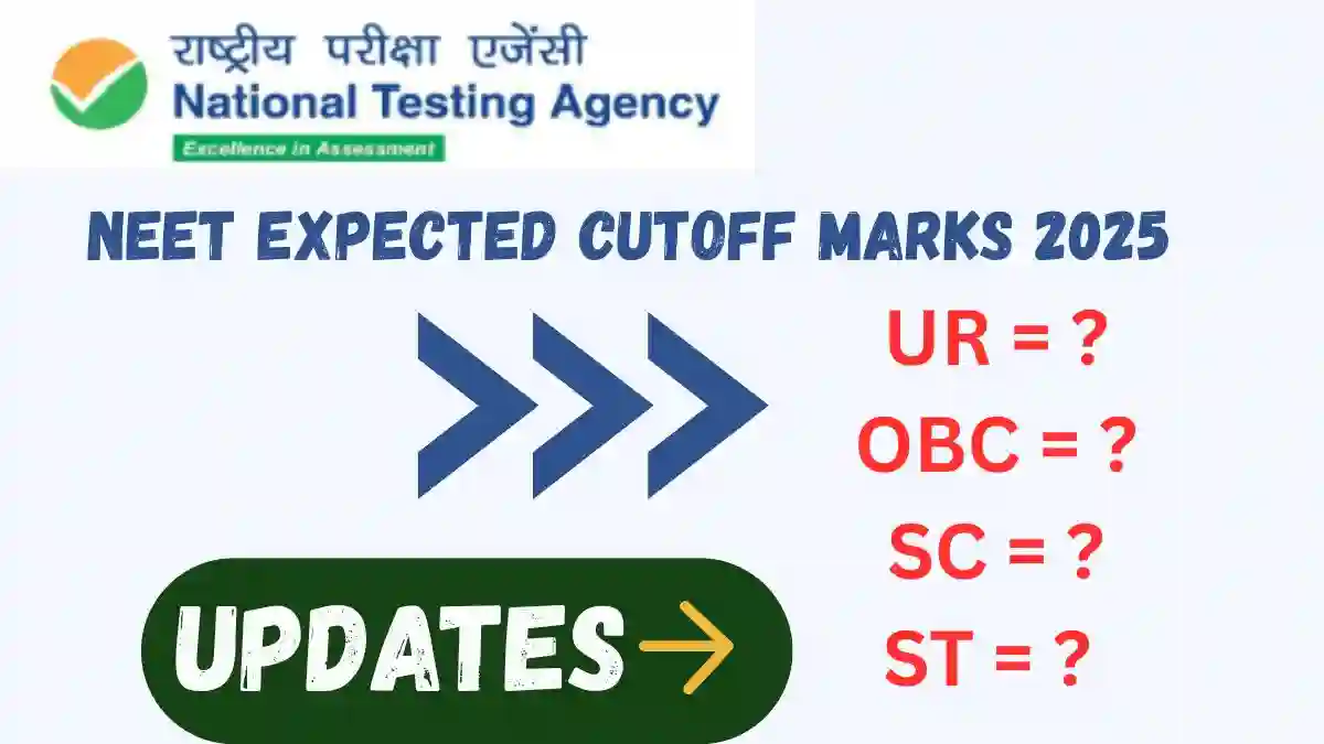 NEET Expected Cutoff Marks 2025