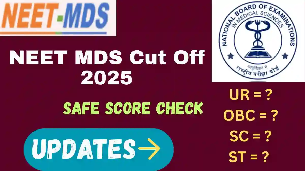NEET MDS Cut Off 2025