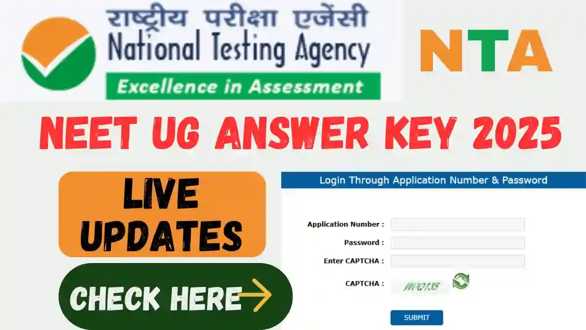 NEET UG Answer Key 2025