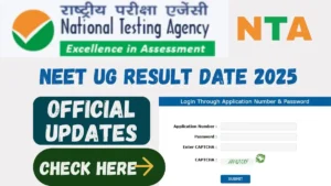 NEET UG Result Date 2025