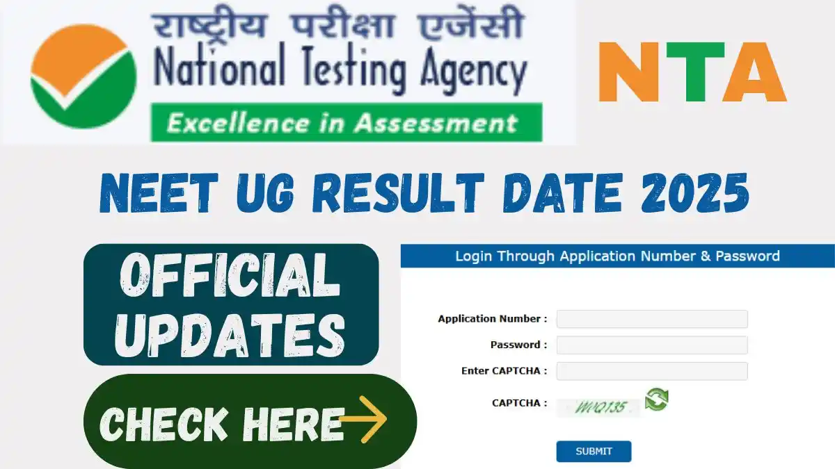 NEET UG Result Date 2025