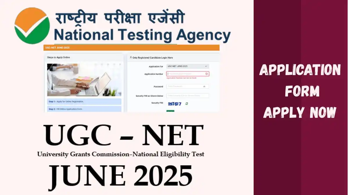 UGC NET June Application Form 2025