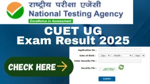 CUET UG Exam Result 2025