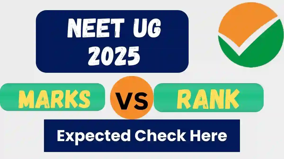 NEET 2025 Marks vs Rank