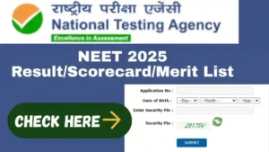 NEET 2025 Result