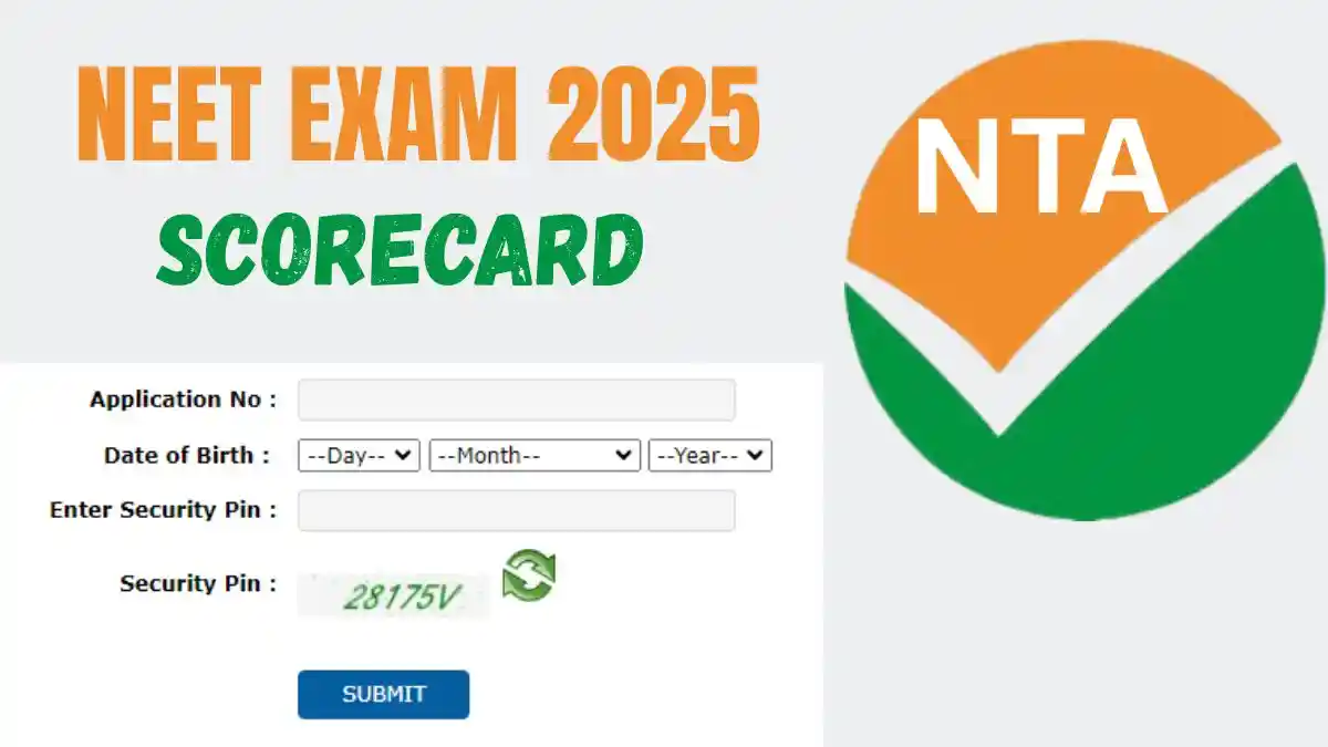NEET Exam Scorecard 2025