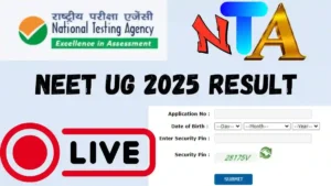 NEET UG 2025 Result Date
