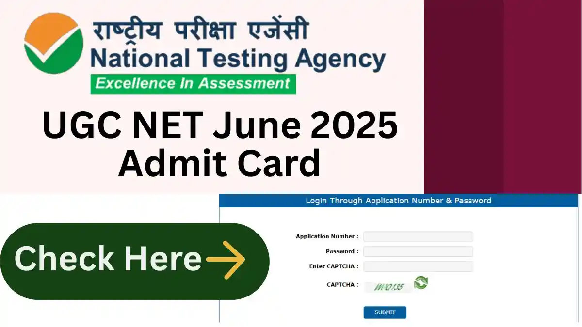 UGC NET June 2025 Admit Card